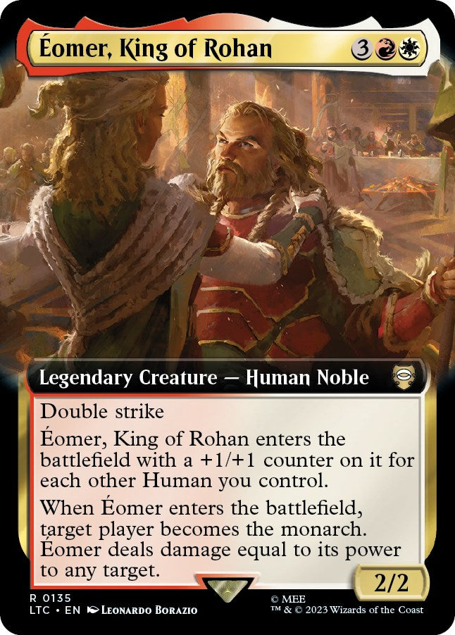 Eomer, King of Rohan (Extended Art) [The Lord of the Rings: Tales of Middle-Earth Commander] | Exor Games Bridgewater