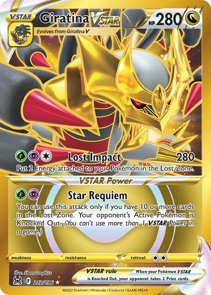 Giratina VSTAR (212/196) [Sword & Shield: Lost Origin] | Exor Games Bridgewater