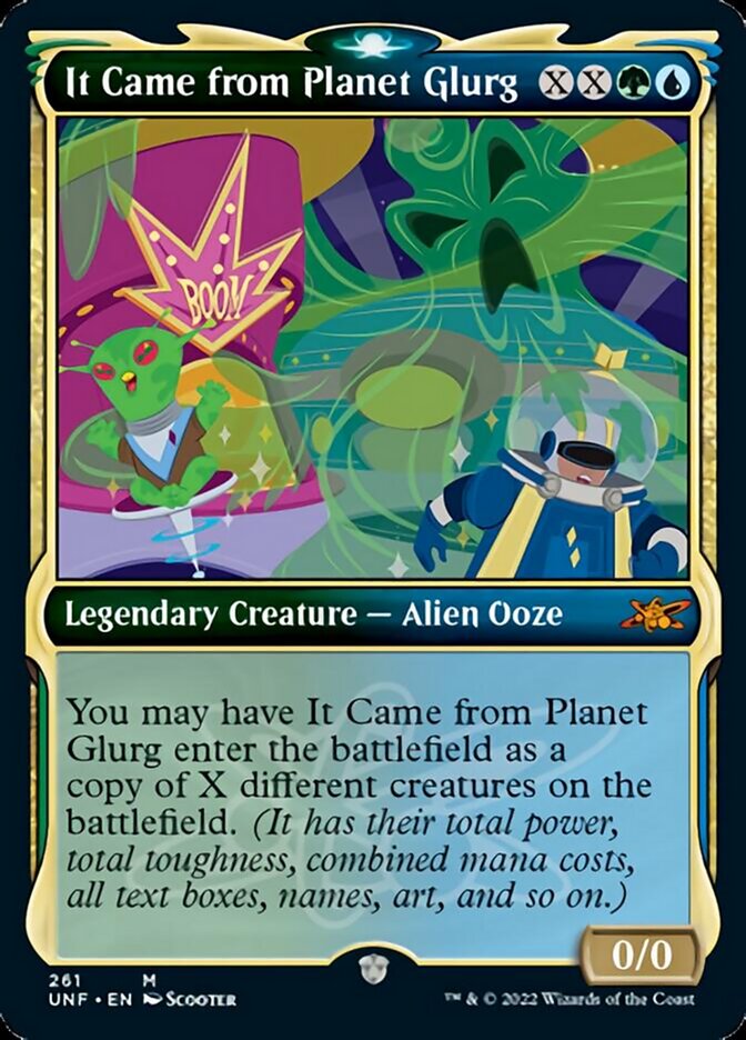 It Came from Planet Glurg (Showcase) [Unfinity] | Exor Games Bridgewater