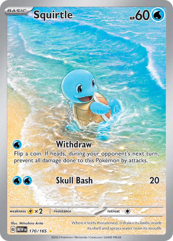 Squirtle (170/165) [Scarlet & Violet 151] | Exor Games Bridgewater