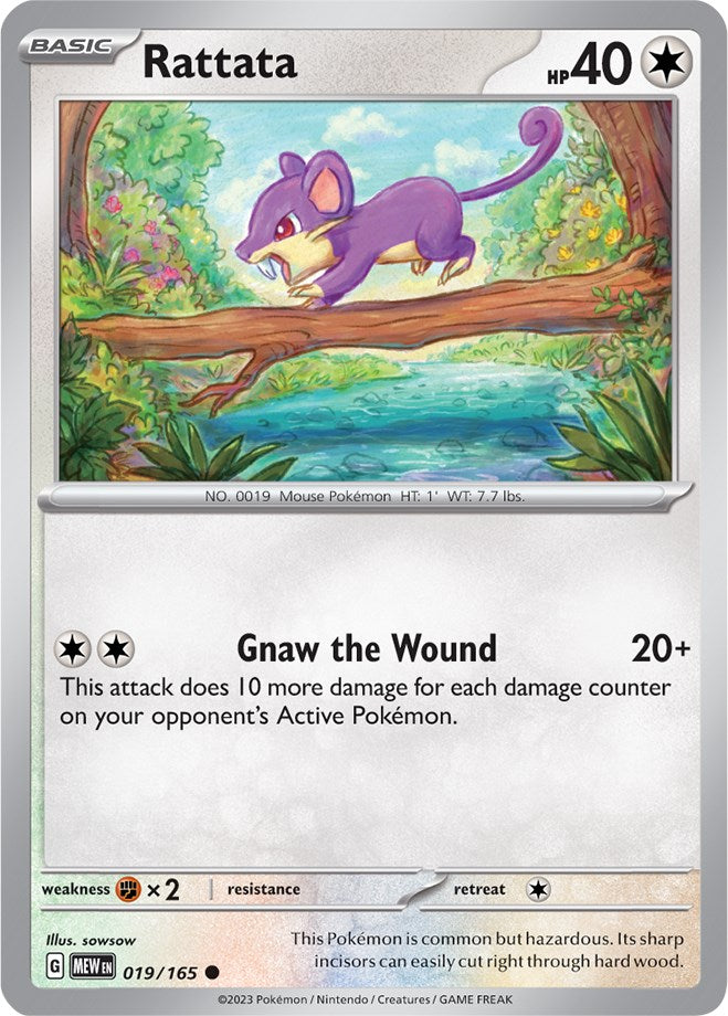 Rattata (019/165) [Scarlet & Violet: 151] | Exor Games Bridgewater