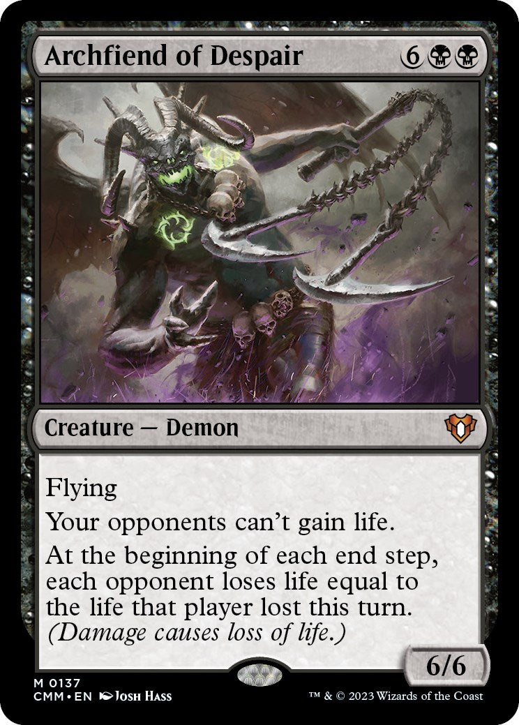 Archfiend of Despair [Commander Masters] | Exor Games Bridgewater