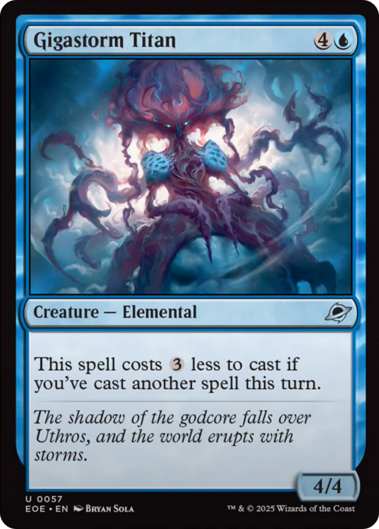 Gigastorm Titan [Edge of Eternities] | Exor Games Bridgewater