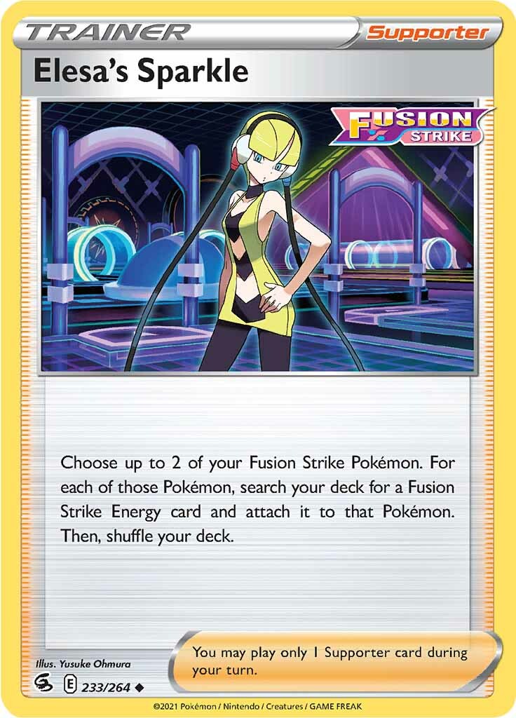 Elesa's Sparkle (233/264) [Sword & Shield: Fusion Strike] | Exor Games Bridgewater