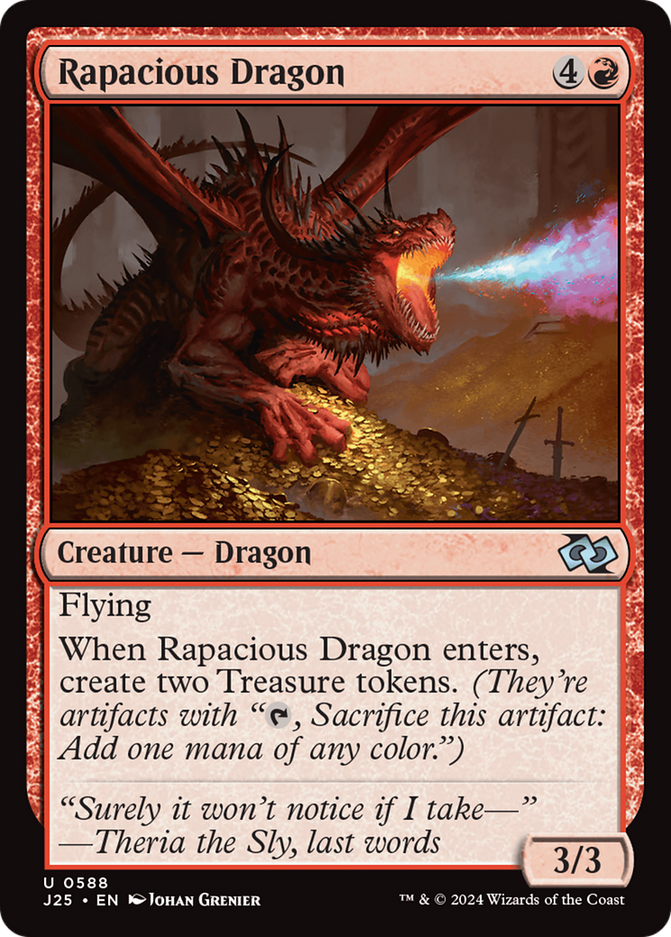 Rapacious Dragon [Foundations Jumpstart] | Exor Games Bridgewater