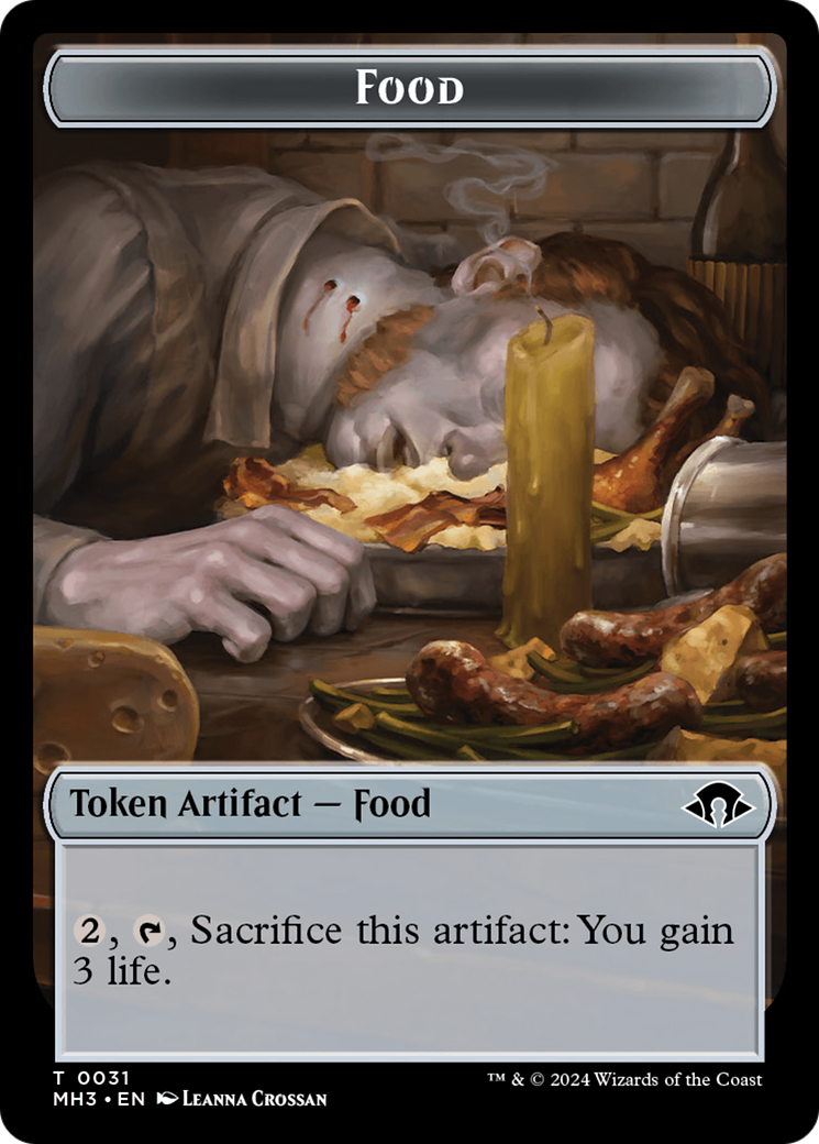 Phyrexian Germ // Food Double-Sided Token [Modern Horizons 3 Tokens] | Exor Games Bridgewater