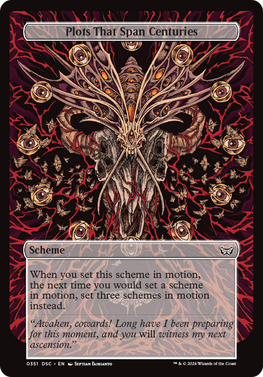 Plots That Span Centuries (Full Art) [Duskmourn: Archenemy] | Exor Games Bridgewater