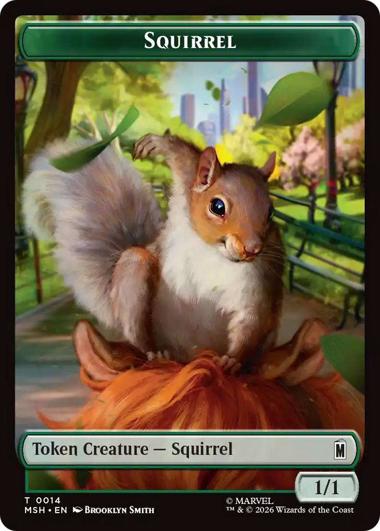 Galactus // Squirrel Double-Sided Token [Marvel Super Heroes Tokens] | Exor Games Bridgewater