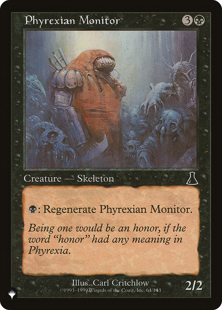 Phyrexian Monitor [The List] | Exor Games Bridgewater