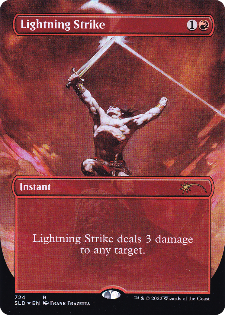 Lightning Strike (Borderless) [Secret Lair Drop Promos] | Exor Games Bridgewater