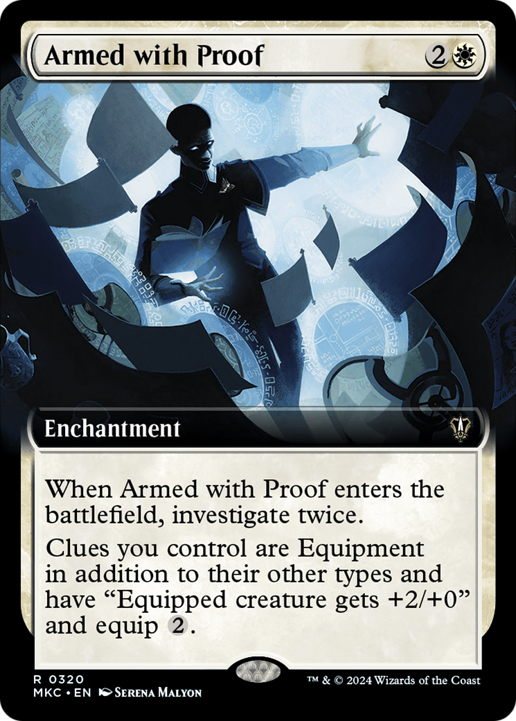 Armed with Proof (Extended Art) [Murders at Karlov Manor Commander] | Exor Games Bridgewater