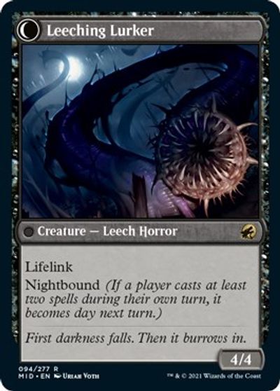 Curse of Leeches // Leeching Lurker [Innistrad: Midnight Hunt] | Exor Games Bridgewater