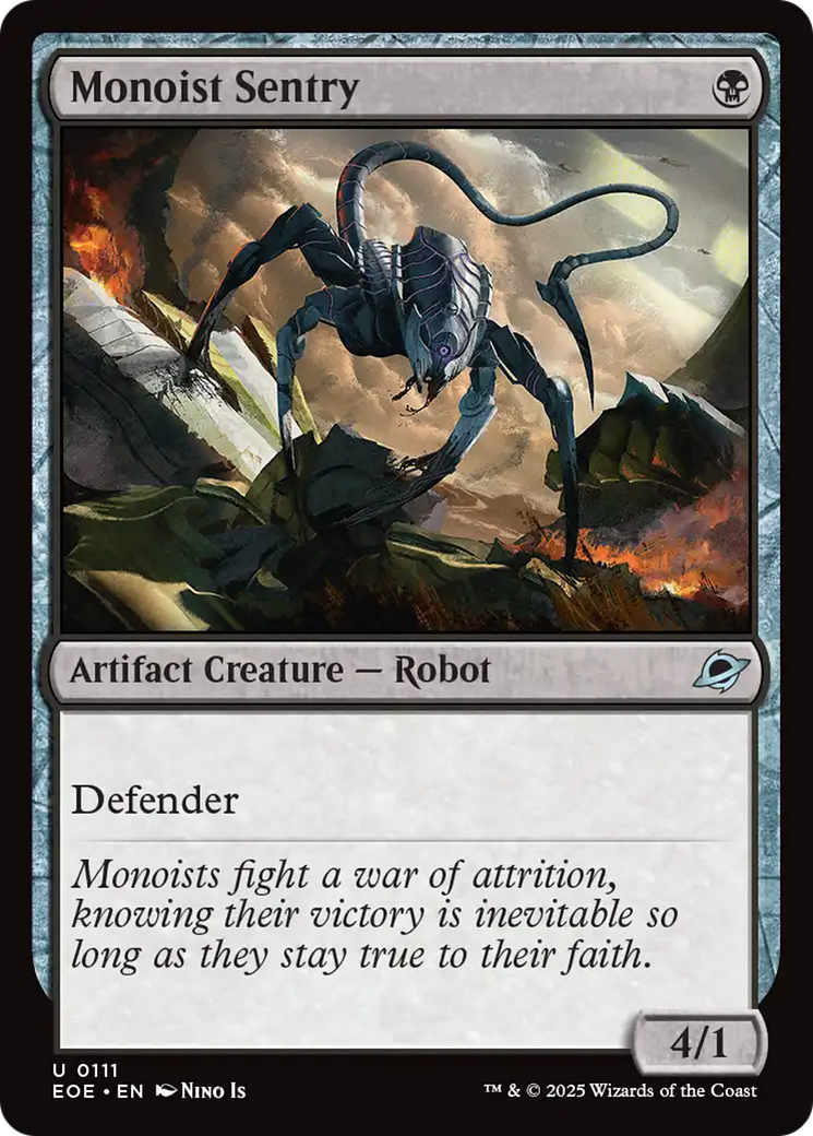 Monoist Sentry [Edge of Eternities] | Exor Games Bridgewater