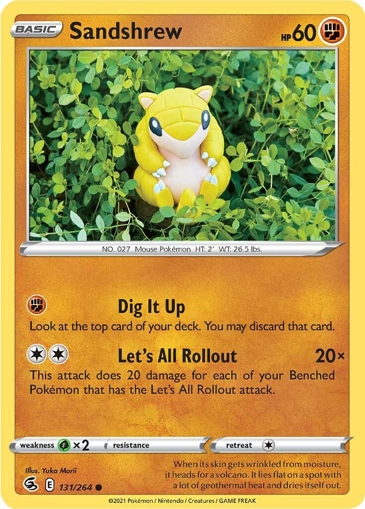 Sandshrew (131/264) [Sword & Shield: Fusion Strike] | Exor Games Bridgewater