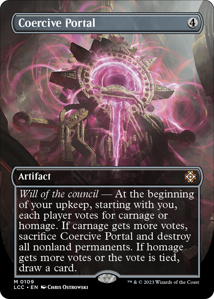 Coercive Portal (Borderless) [The Lost Caverns of Ixalan Commander] | Exor Games Bridgewater