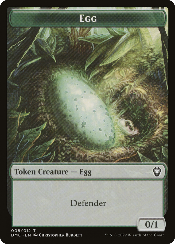 Treasure // Egg Double-Sided Token [Secret Lair Drop Series] | Exor Games Bridgewater