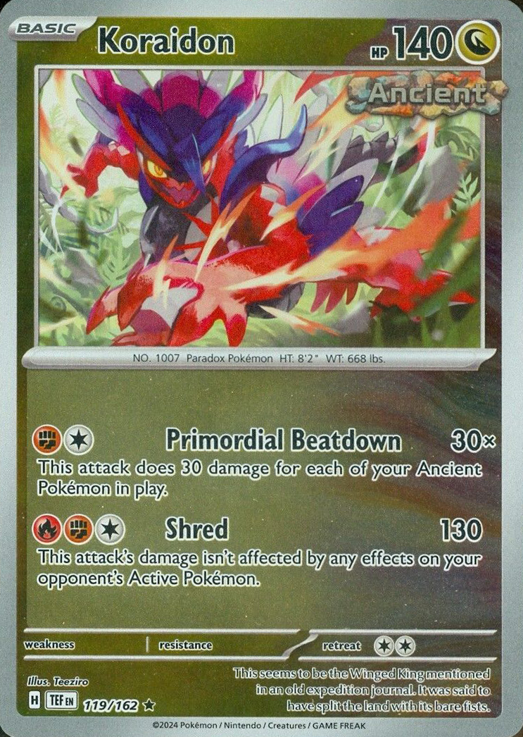 Koraidon (119/162) [Scarlet & Violet: Temporal Forces] | Exor Games Bridgewater