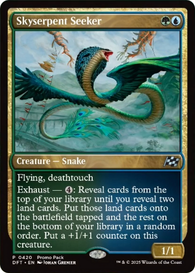 Skyserpent Seeker [Aetherdrift Promos] | Exor Games Bridgewater