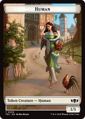 Human // Rat Double-Sided Token [Tarkir: Dragonstorm Commander Tokens] | Exor Games Bridgewater