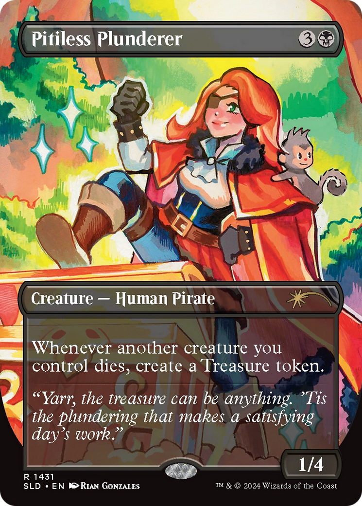 Pitiless Plunderer (Rainbow Foil) [Secret Lair Drop Series] | Exor Games Bridgewater