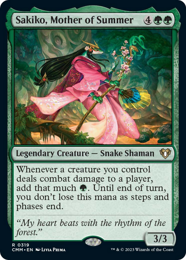 Sakiko, Mother of Summer [Commander Masters] | Exor Games Bridgewater