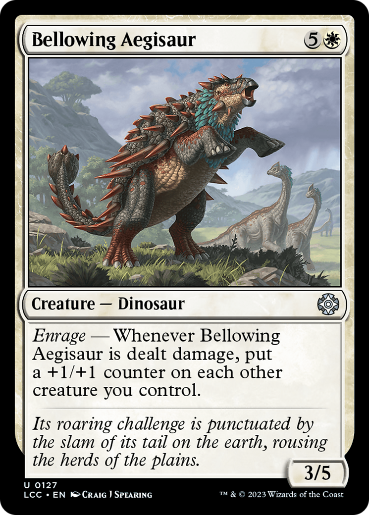 Bellowing Aegisaur [The Lost Caverns of Ixalan Commander] | Exor Games Bridgewater