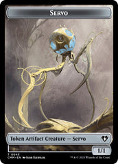 Servo // Thrull Double-Sided Token [Commander Masters Tokens] | Exor Games Bridgewater