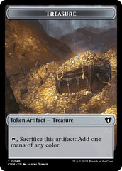 Treasure // Construct (0042) Double-Sided Token [Commander Masters Tokens] | Exor Games Bridgewater