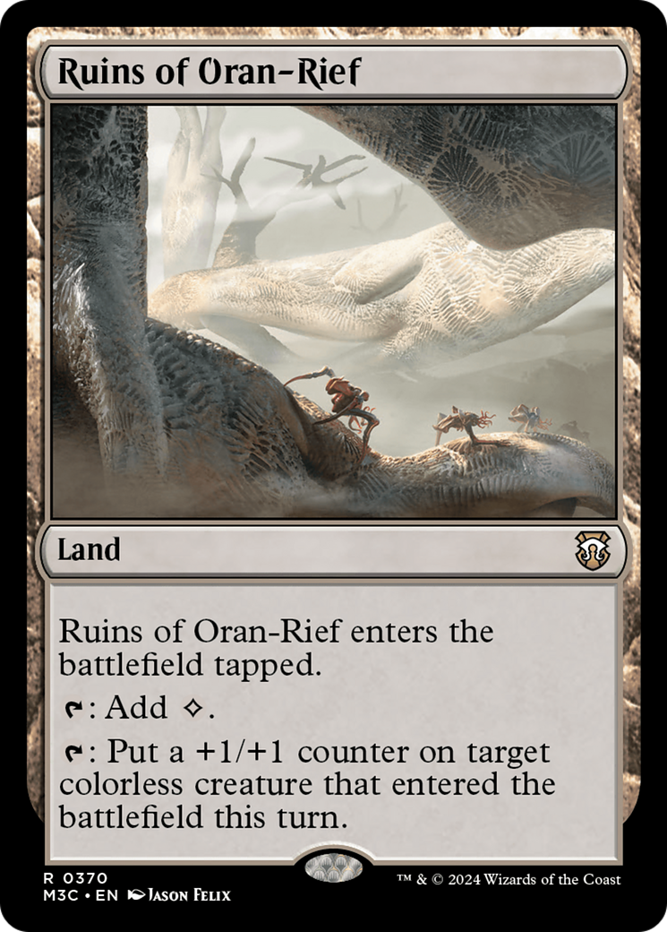 Ruins of Oran-Rief (Ripple Foil) [Modern Horizons 3 Commander] | Exor Games Bridgewater