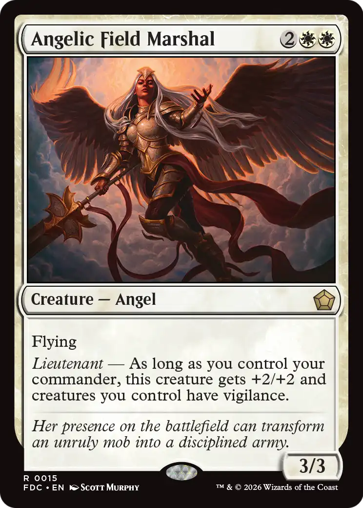 Angelic Field Marshal [Foundations Commander] | Exor Games Bridgewater