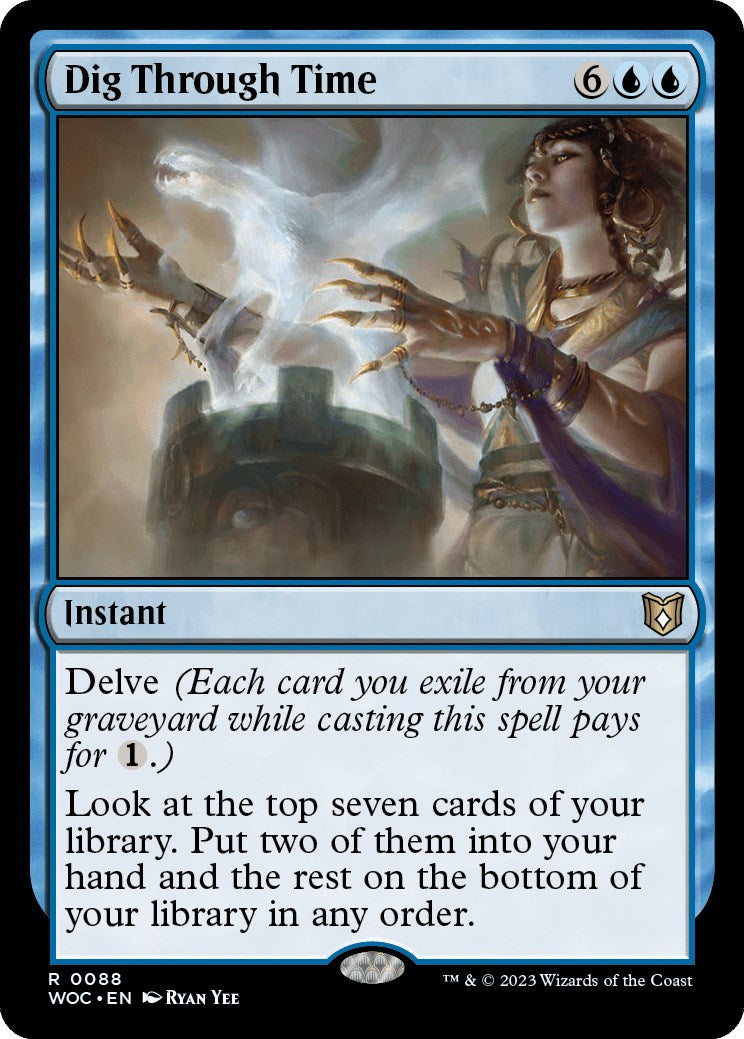 Dig Through Time [Wilds of Eldraine Commander] | Exor Games Bridgewater