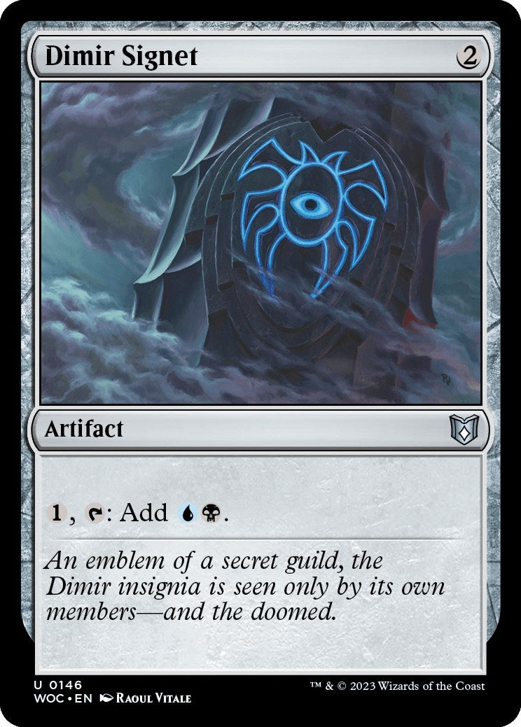 Dimir Signet [Wilds of Eldraine Commander] | Exor Games Bridgewater