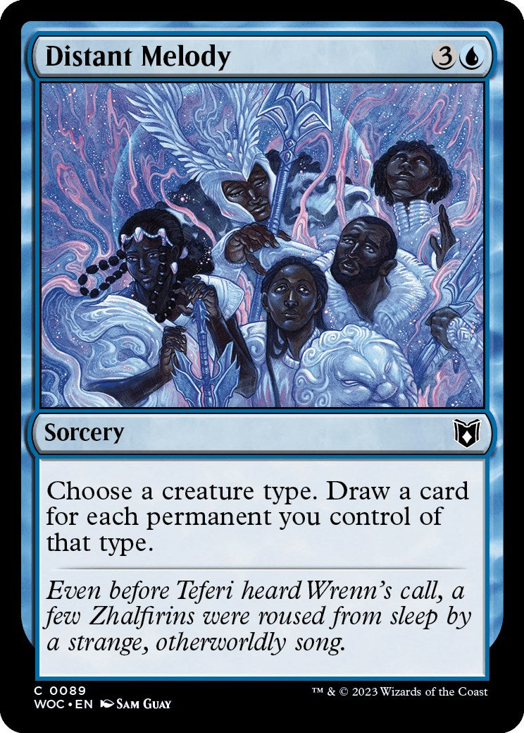 Distant Melody [Wilds of Eldraine Commander] | Exor Games Bridgewater