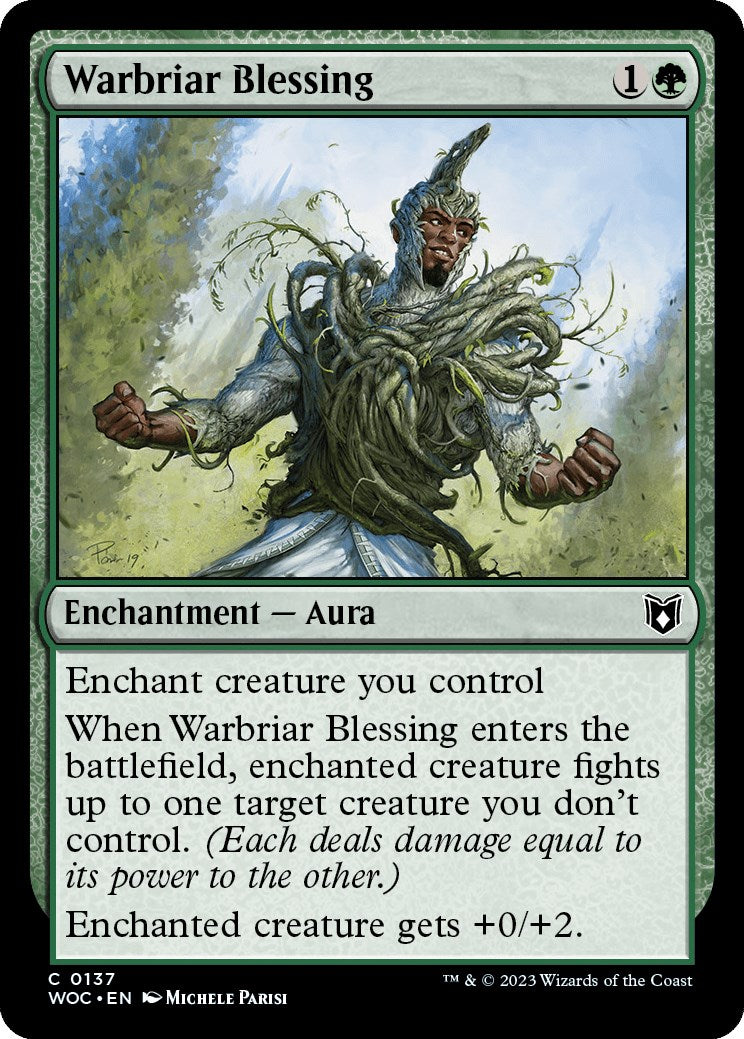 Warbriar Blessing [Wilds of Eldraine Commander] | Exor Games Bridgewater