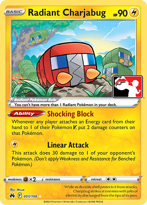 Radiant Charjabug (051/159) [Prize Pack Series Three] | Exor Games Bridgewater