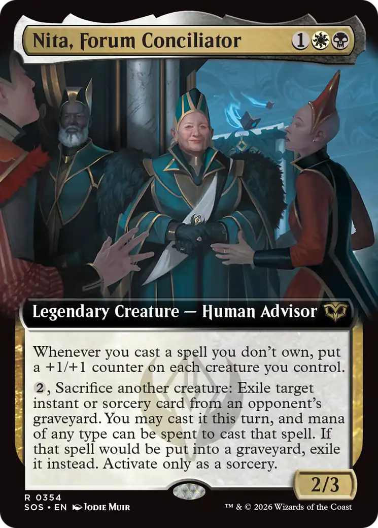 Nita, Forum Conciliator (Extended Art) [Secrets of Strixhaven] | Exor Games Bridgewater