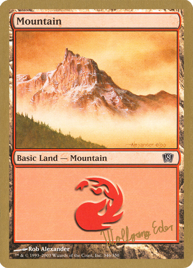 Mountain (we346) (Wolfgang Eder) [World Championship Decks 2003] | Exor Games Bridgewater