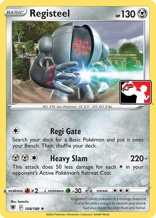 Registeel (108/189) [Prize Pack Series Three] | Exor Games Bridgewater