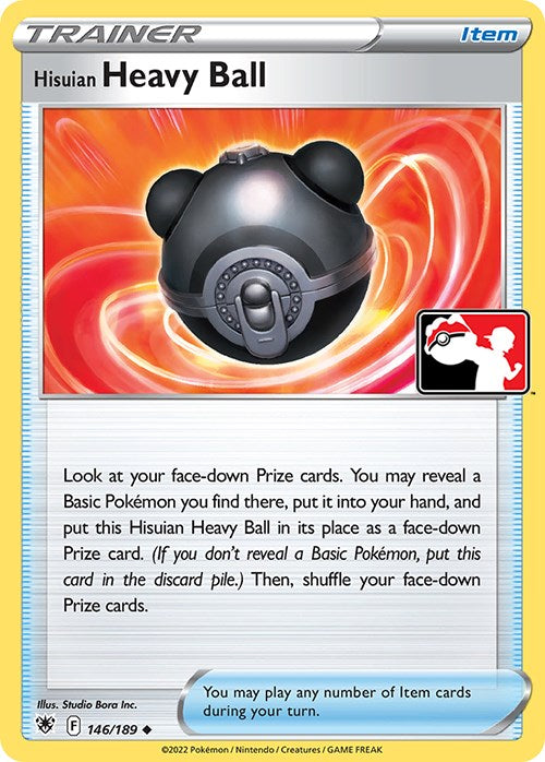 Hisuian Heavy Ball (146/189) [Prize Pack Series Three] | Exor Games Bridgewater