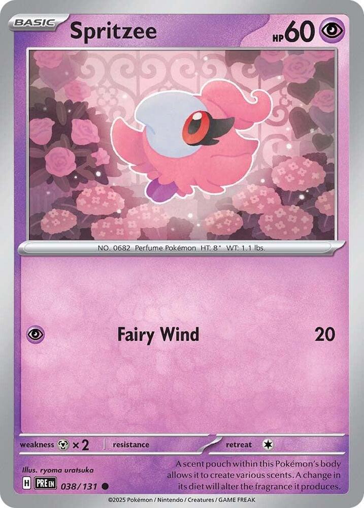 Spritzee (038/131) [Scarlet & Violet: Prismatic Evolutions] | Exor Games Bridgewater