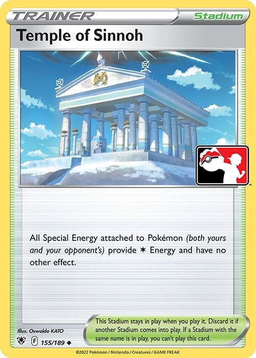 Temple of Sinnoh (155/189) [Prize Pack Series Three] | Exor Games Bridgewater