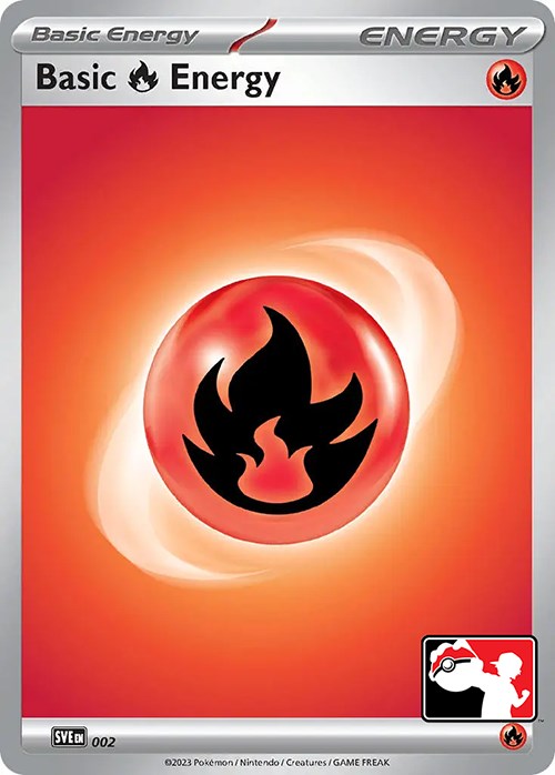 Basic Fire Energy (002) [Prize Pack Series Three] | Exor Games Bridgewater