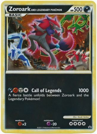 Zoroark and Legendary Pokemon (Jumbo Card) [Miscellaneous Cards] | Exor Games Bridgewater