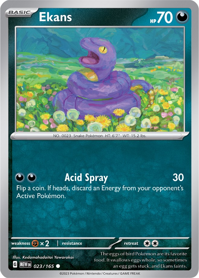 Ekans (023/165) [Scarlet & Violet: 151] | Exor Games Bridgewater