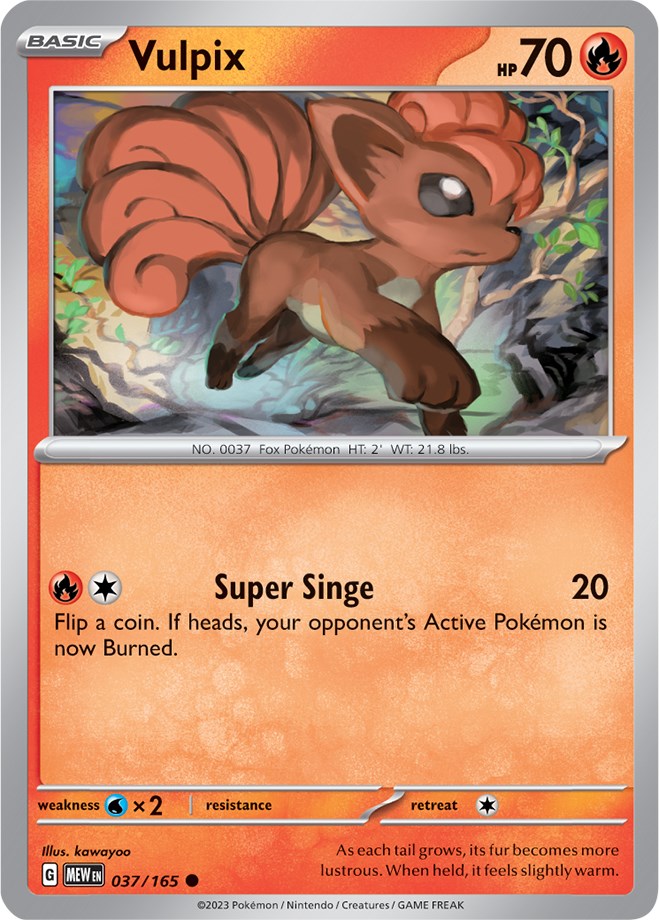 Vulpix (037/165) [Scarlet & Violet: 151] | Exor Games Bridgewater