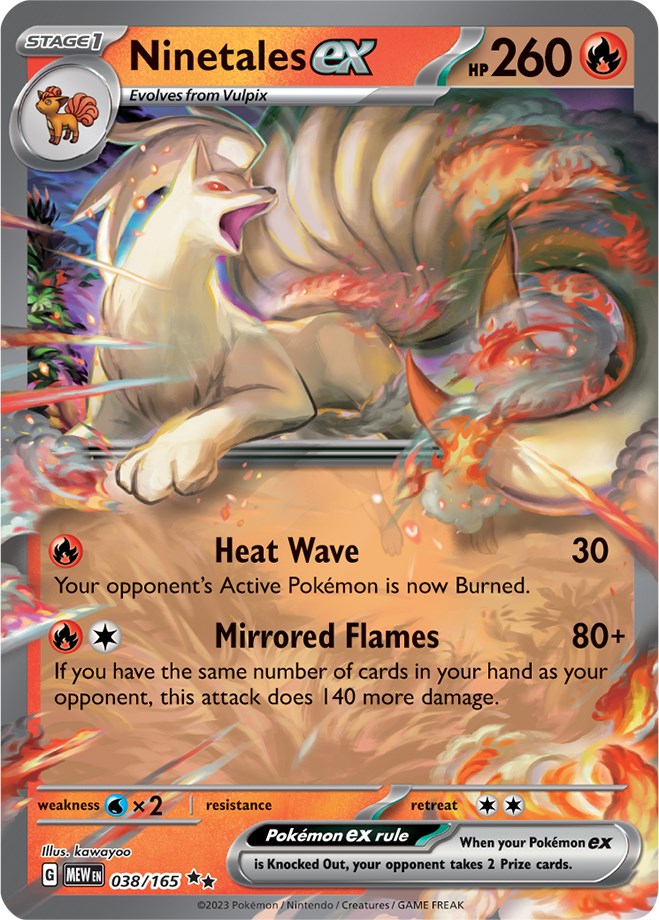 Ninetales ex (038/165) [Scarlet & Violet: 151] | Exor Games Bridgewater