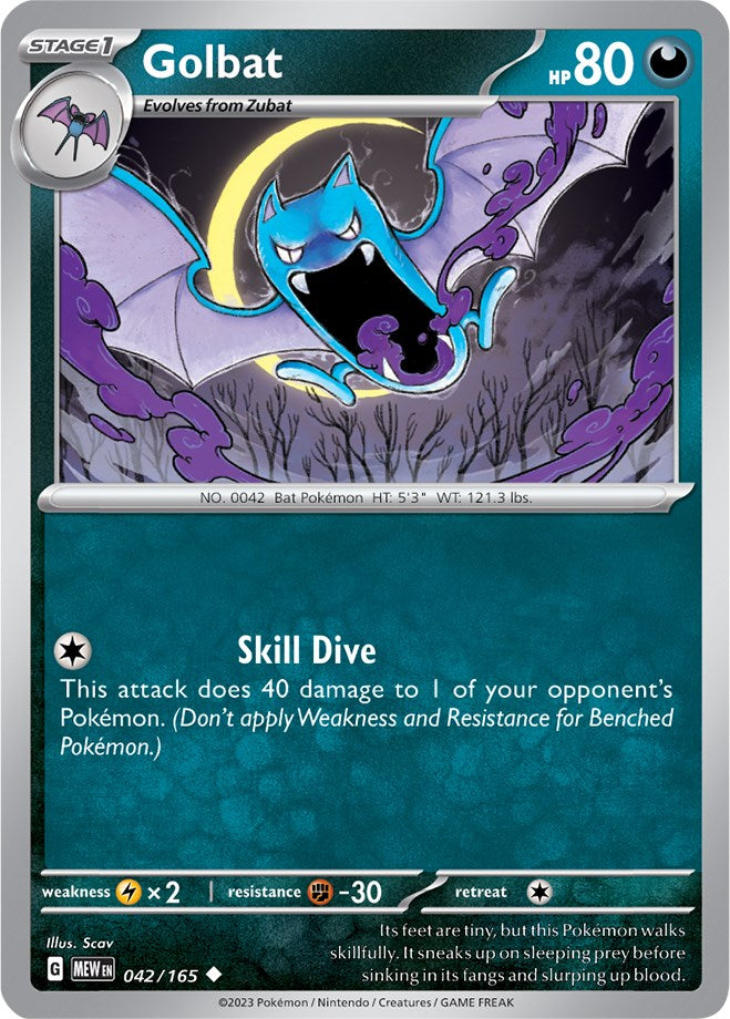 Golbat (042/165) [Scarlet & Violet: 151] | Exor Games Bridgewater