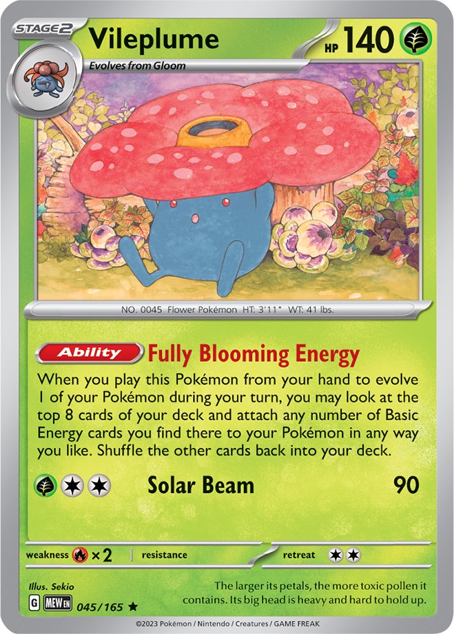 Vileplume (045/165) [Scarlet & Violet: 151] | Exor Games Bridgewater