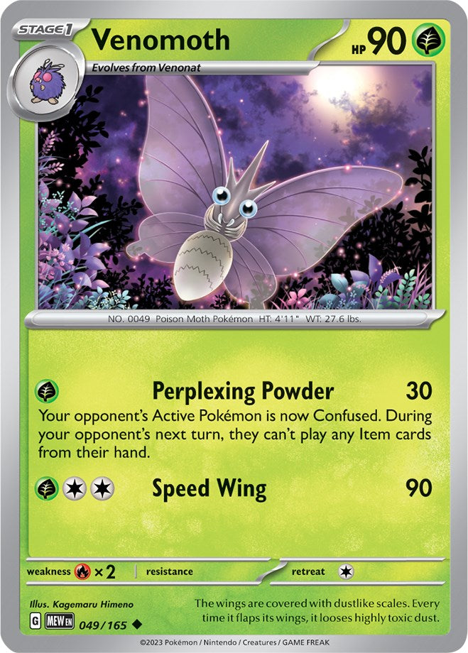 Venomoth (049/165) [Scarlet & Violet: 151] | Exor Games Bridgewater