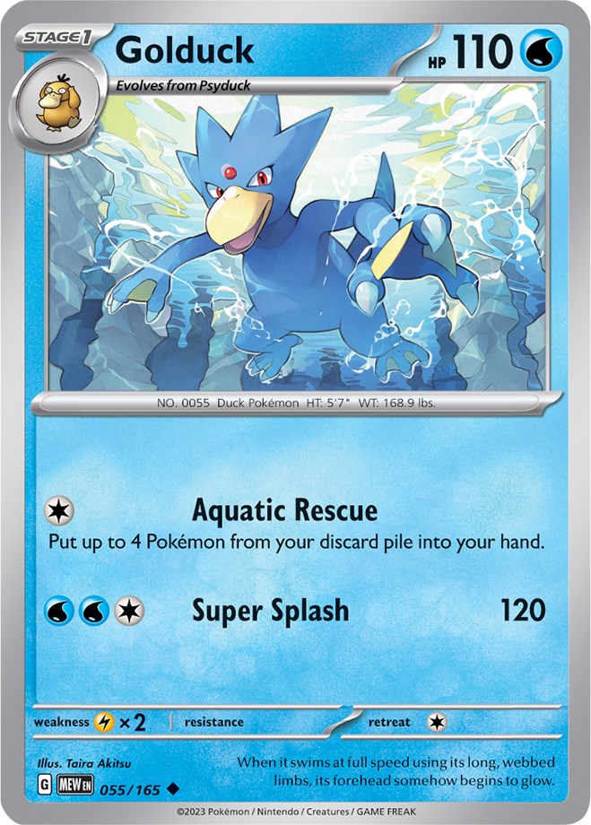 Golduck (055/165) [Scarlet & Violet 151] | Exor Games Bridgewater